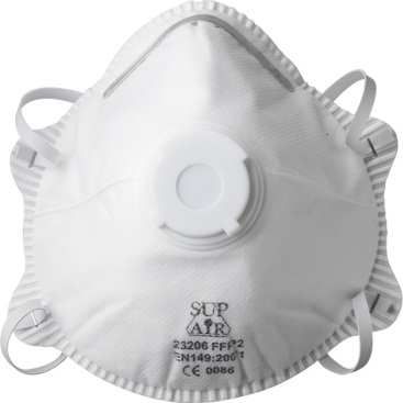 Masque de protection ffp2 contre l’inhalation d’agents infectieux avec soupape_0