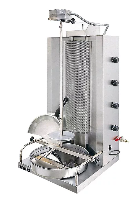 Doner Kebab Grill  à gaz infrarouges 904V VIMITEX (4 brûleurs/35 kg)_0