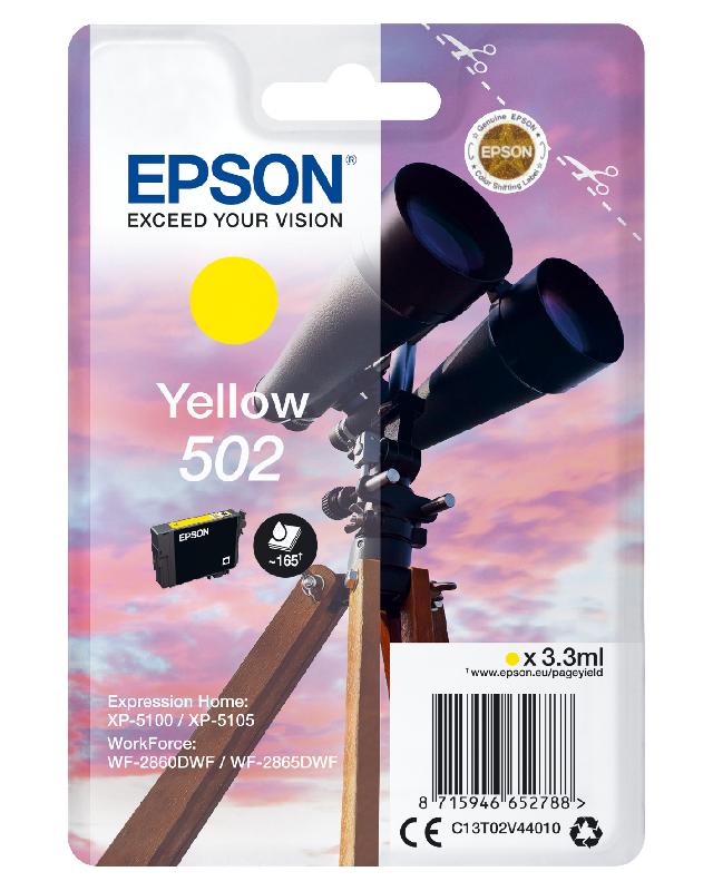 Epson Singlepack Yellow 502 Ink_0