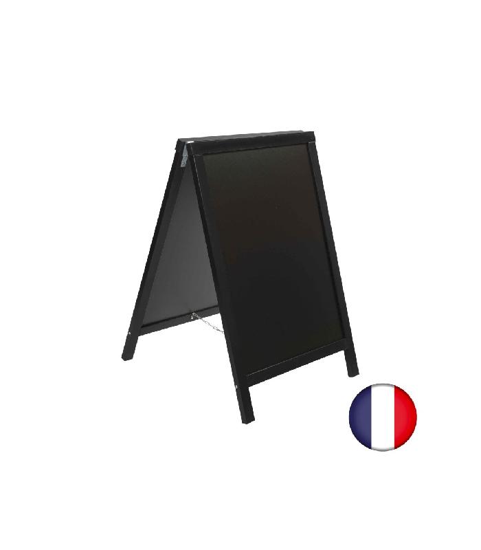 Chevalet stop trottoir - Cadre bois 85 x 55 cm - Référence : PFN49N_0