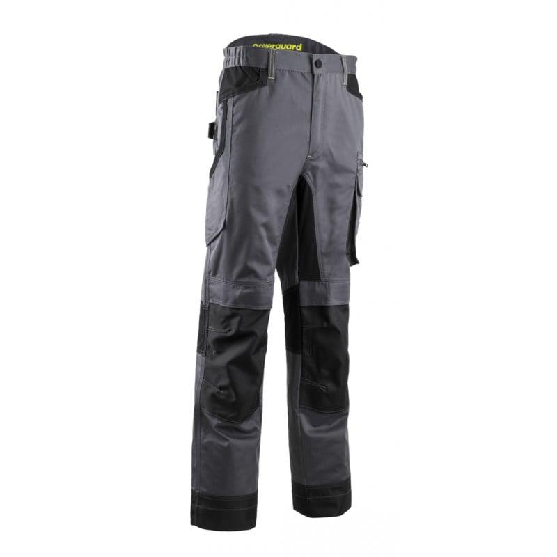 Pantalon - BARU - 60% CO/40% PES 270g/m2 + Stretch + Oxford - Gris/Lime - COVERGUARD | 5BRP050_0