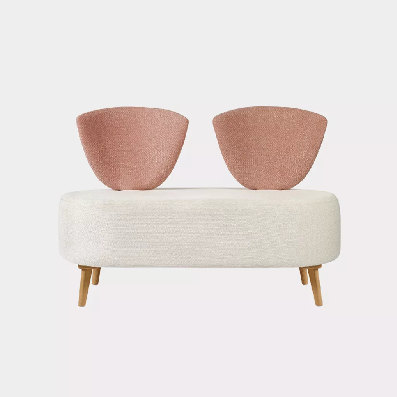 Fauteuil 2 places So Bulle - Vinyle Ginkgo, Mirabelle (013 32 021), Avec_0