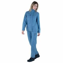 Lafont - Pantalon de travail pour femmes JADE Bleu Métal Taille S - S bleu 3609705777100_0