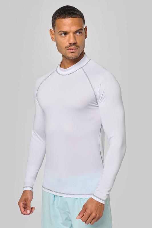 T-shirt technique à manches longues avec protection anti-UV unisexe - Réf: PA4017 - PROACT - Polyester recyclé/élasthanne - UV50+ - EN13758-1&2_0