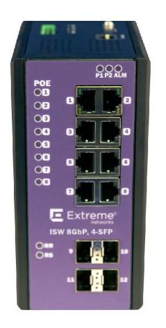 Extreme networks 16804 commutateur réseau Géré L2 Gigabit Ethernet (10/100/1000) Connexion Ethernet, supportant l'alimentation via ce port (PoE) Noir, Lilas_0