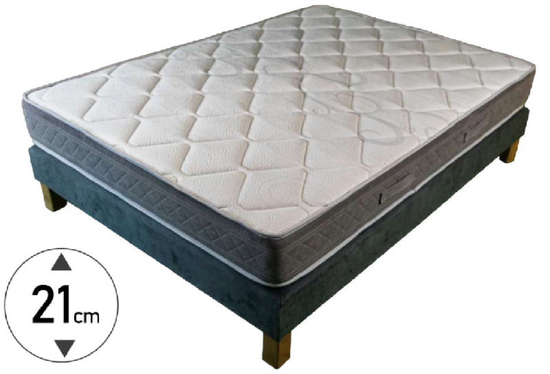 Matelas Everest 21 antibactérien et antiacarien fabriqués en France - MTL1EVR2-FM04_0