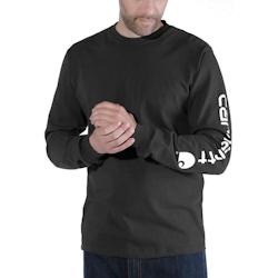 Carhartt - Tee-shirt avec Logo manches longues Noir Taille 2XL - XXL 0035481751677_0
