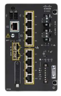 Cisco Catalyst IE-3300-8T2S-E commutateur réseau Géré L2 Gigabit Ethernet (10/100/1000) Noir_0