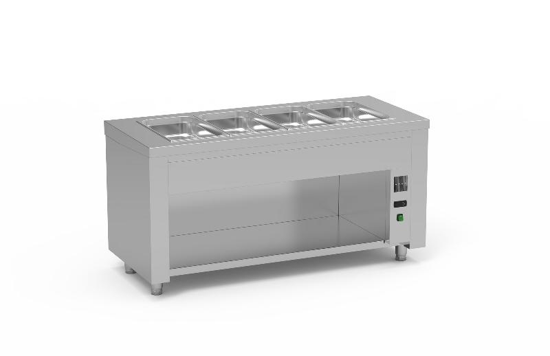 Meuble bain-marie ventilé sans réserve 2gn1/1-200 - 800x700x850 - SBVA-80_0