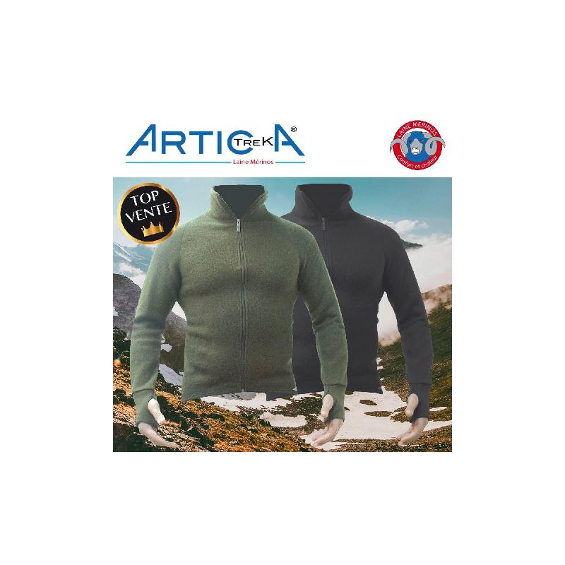 Veste artica trek 400g merinos - Militaires, Gendarmerie, Police et Sécurité_0