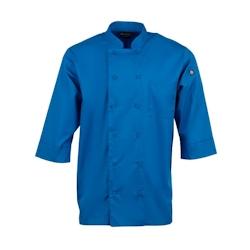 Veste de cuisine mixte Chef Works bleue XL - XL bleu B178-XL_0