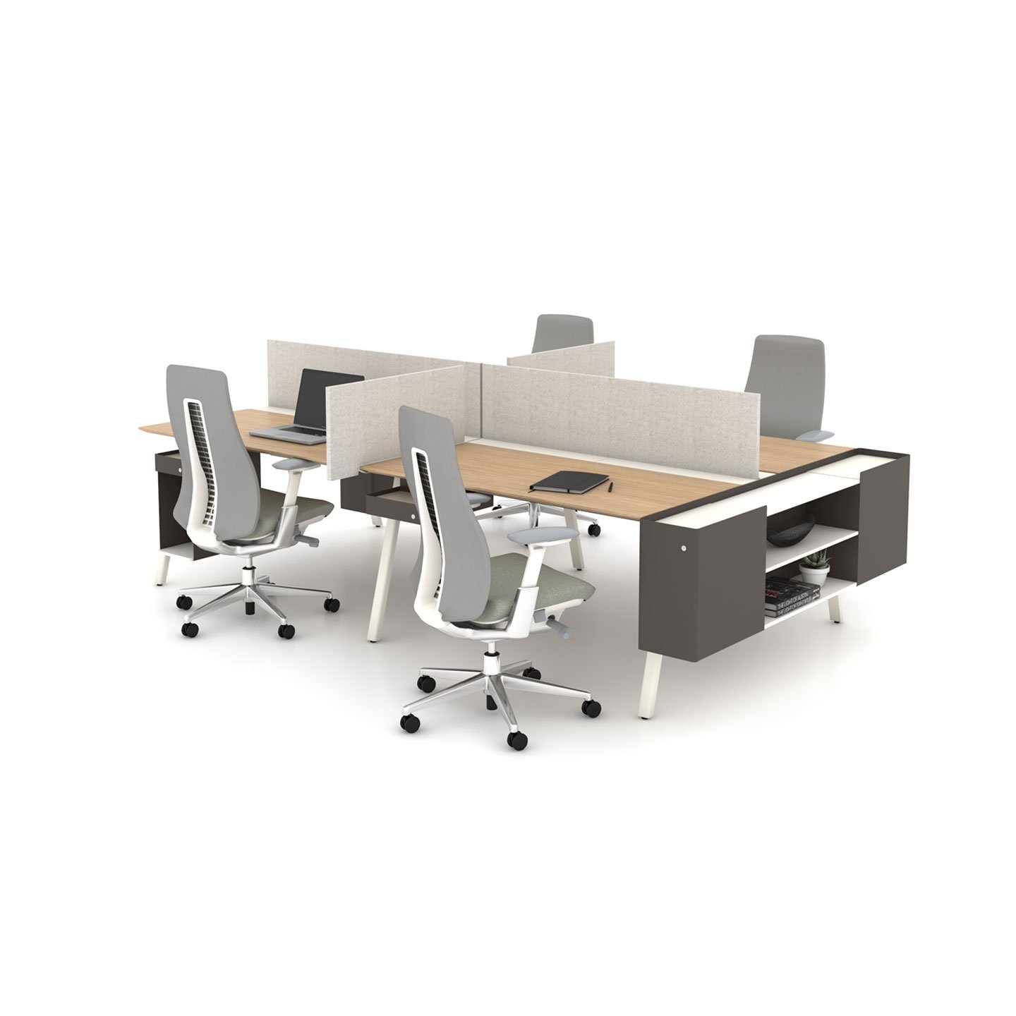 Bureau open space ergonomique et modulable pour espaces de travail modernes_0