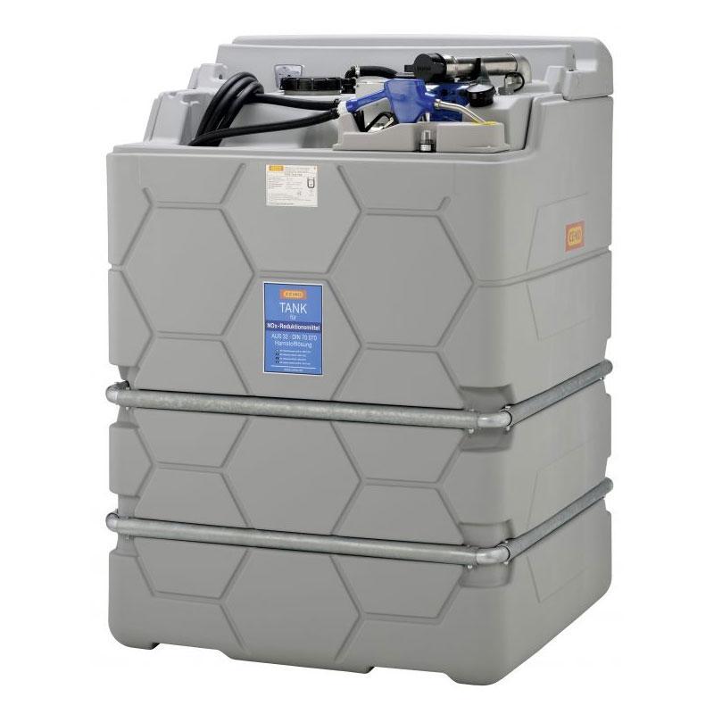 Cuve 1 500 litres BLUE CUBE standard Indoor - Pour diesel, biodiesel, lubrifiant, fioul, AdBlue®, lave-glace, liquide de refroidissement - CEMO - 10301_0