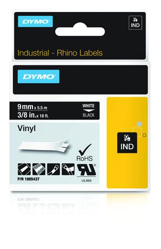 DYMO Étiquettes en vinyle IND_0