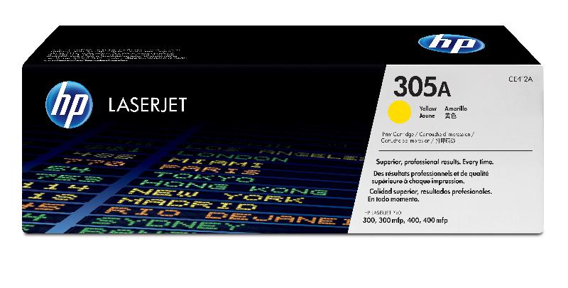 HP 305A toner LaserJet jaune authentique_0