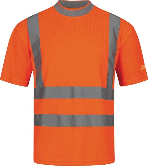 T-shirt de signalisation BRIAN taille L orange 75 % PES / 25 % coton SAFESTYLE_0