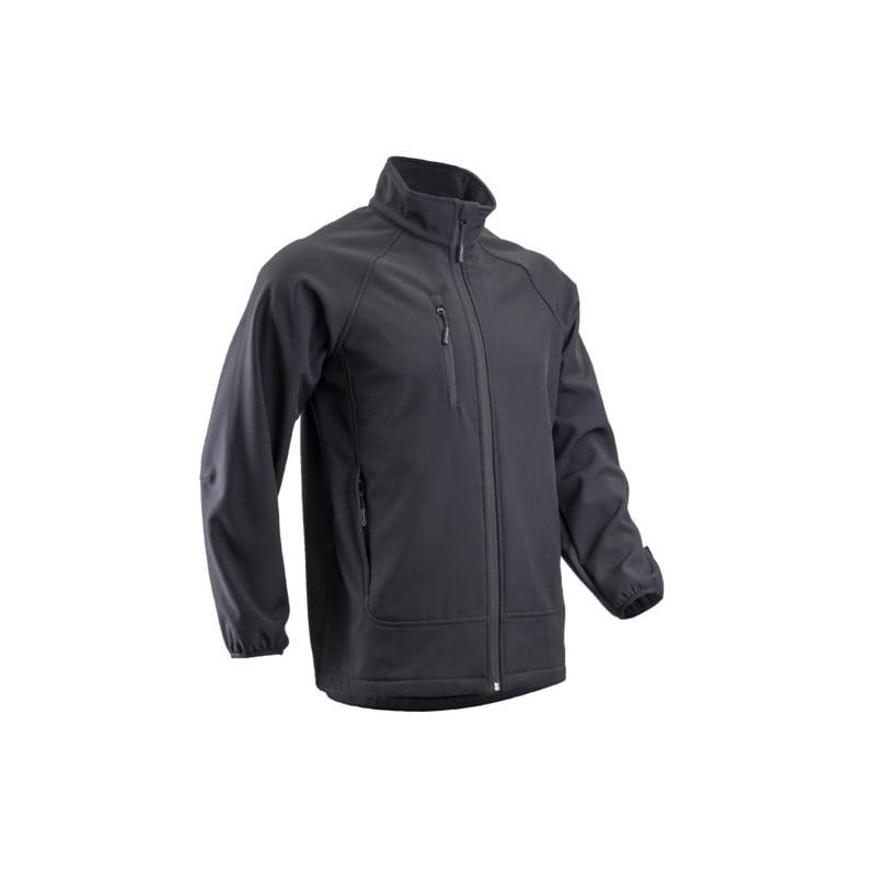 Veste Softshell - SOBA - 94% PES/6% EA + TPU membrane + Polaire - 290g/m2 - Noir - COVERGUARD | 5SOB010_0