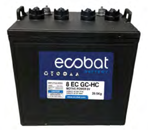 Lot de 6 batteries Ecobat 8 EC GC-HC 8V 182 Ah_0