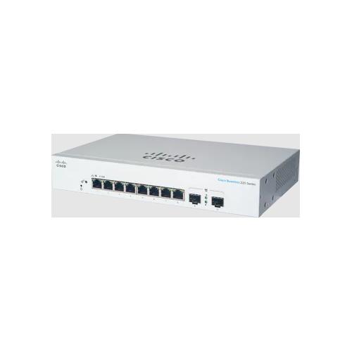 Cisco CBS220-8T-E-2G Géré L2 Gigabit Ethernet (10/100/1000) 1U Blanc_0