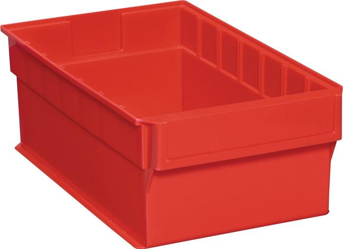 Boîte pour étagère L400xl235xH145 mm rouge polypropylène PROMAT_0