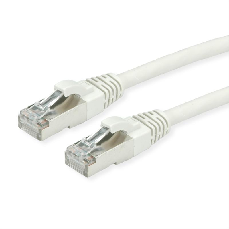 Câble ROLINE Cat.7 S/FTP, LSOH, avec connecteurs RJ45 (500MHz / Classe EA), gris, 1 m_0