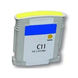 Cartouche encre compatible hp businessjet 2200c (c4838a/n°11) puce yellow 28ml 00848ry_0