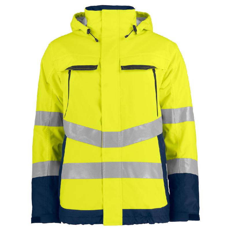 PROJOB Parka softshell dblée HV jne/marine S_0