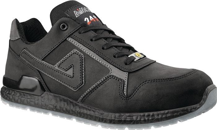 Chaussure de sécurité Roky taille 46 noir S3 SRC ESD EN ISO 20345 cuir pull-up AIMONT_0