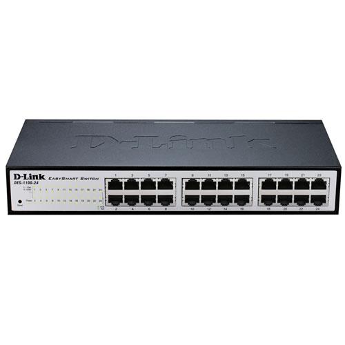D-Link DGS-1100-24V2 Géré L2 Gigabit Ethernet (10/100/1000) 1U Noir, Gris_0
