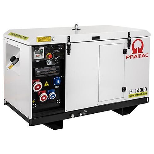 Groupe électrogène triphasé diesel 993 cm³ P14000 DE avec DPP + AVR + MRS - 14,04 kVA - PRAMAC - PF143TYAZ08_0