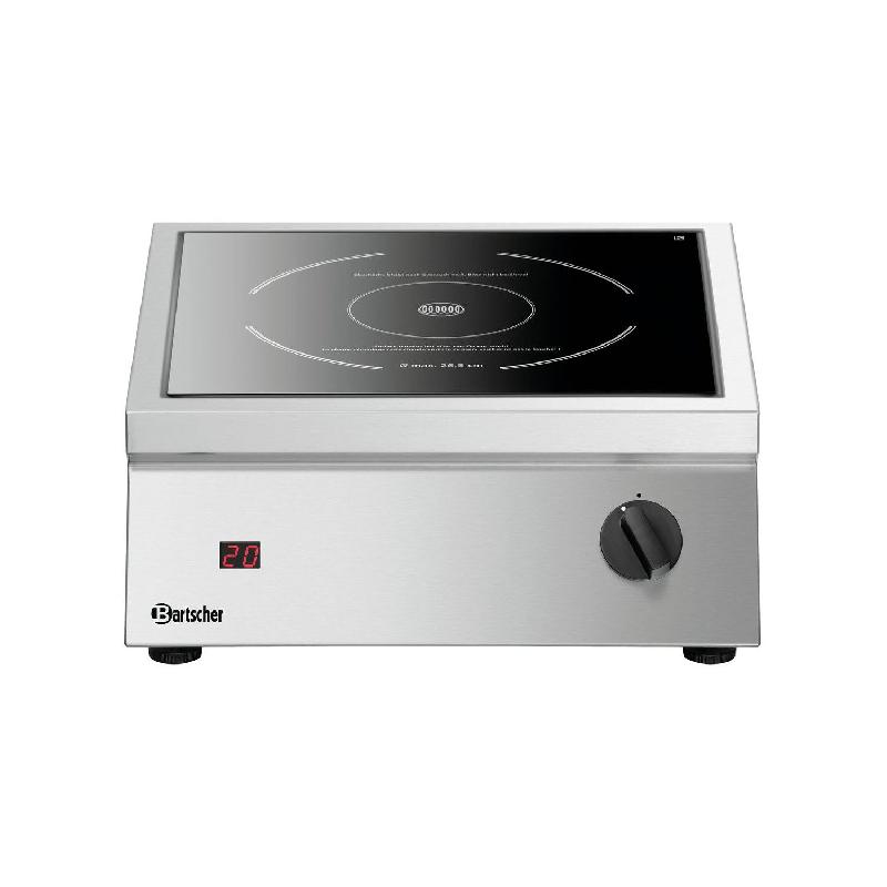 Réchaud inox à induction vitrocéramique 1 x (Ø)265mm, 3500 W, 220 V - MONO_0