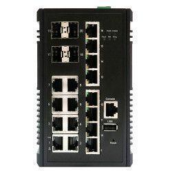 Switch PoE 10Gb 16 ports RJ45 Gb + 4 SFP 10Gb  - IS10GPOEMP1604X_0