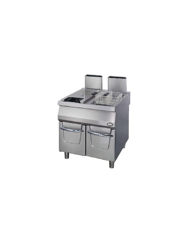 Friteuse gaz 2x22 Litres sur placard - FR9G80 - Série 900_0