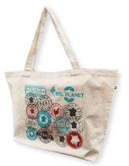 Sac publicitaire - en coton naturel 30% recyclé - réutilisable - COCORICO_0