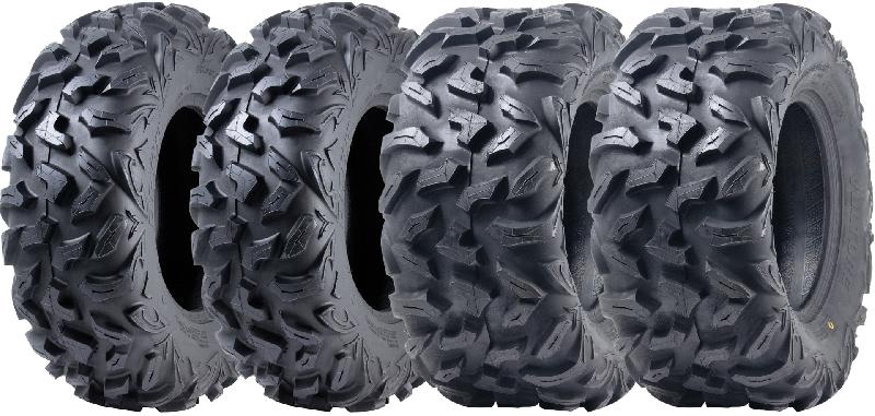 25x10.00R12  25x8.00R12 Pneus ATV OBOR Vulture 6-ply Road Legal (Set of 2  2)_0