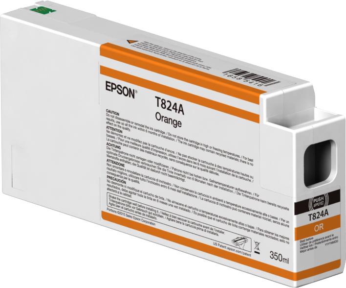 Epson Singlepack Orange T824A00 UltraChrome HDX 350ml_0