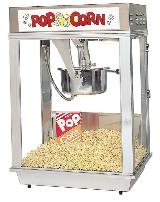 Machine à pop corn professionnelle 16 oz (453 grammes) gold medal modèle citation inox_0