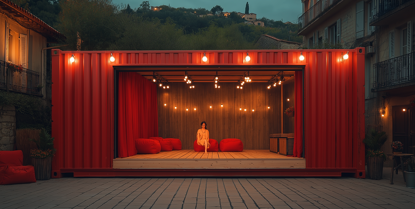 Container Scène de Théâtre : Un espace de représentation mobile et fonctionnel pour vos spectacles vivants_0