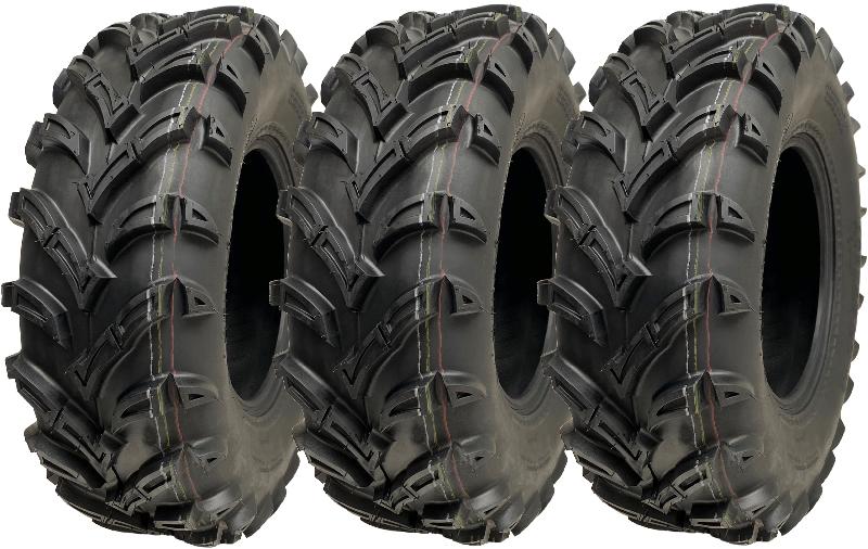 25x8.00-12 Pneus Quad ATV 6ply 14psi Wanda P377 Road Legal Pneus 65J (ensemble de 3)_0