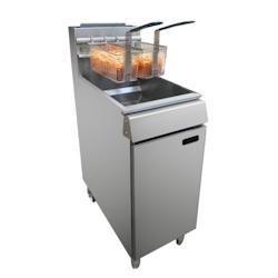 Friteuse Gaz Sur Coffre, Haut Rendement  - 28L - inox GFRY4_0