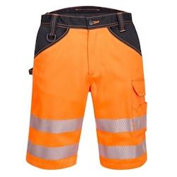 Portwest - Bermuda de travail haute visibilité premium PW3 Orange Taille 50 - 50 5036108329892_0