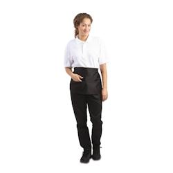 Whites Chefs Clothing Tablier limonadier à poches Whites noir - A551_0