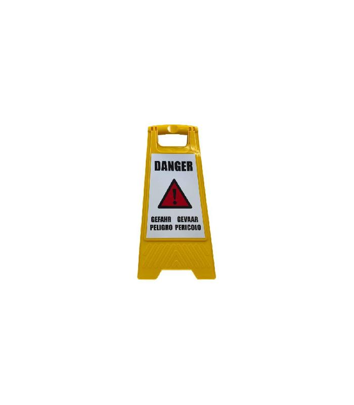 Chevalet de signalisation 'DANGER' (fond blanc) - BCS-YELLOW-DB_0