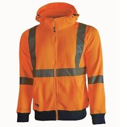 U-Power - Sweat-shirt orange haute visibilité zippé MELODY Orange Taille 4XL - XXXXL orange 8033546420072_0