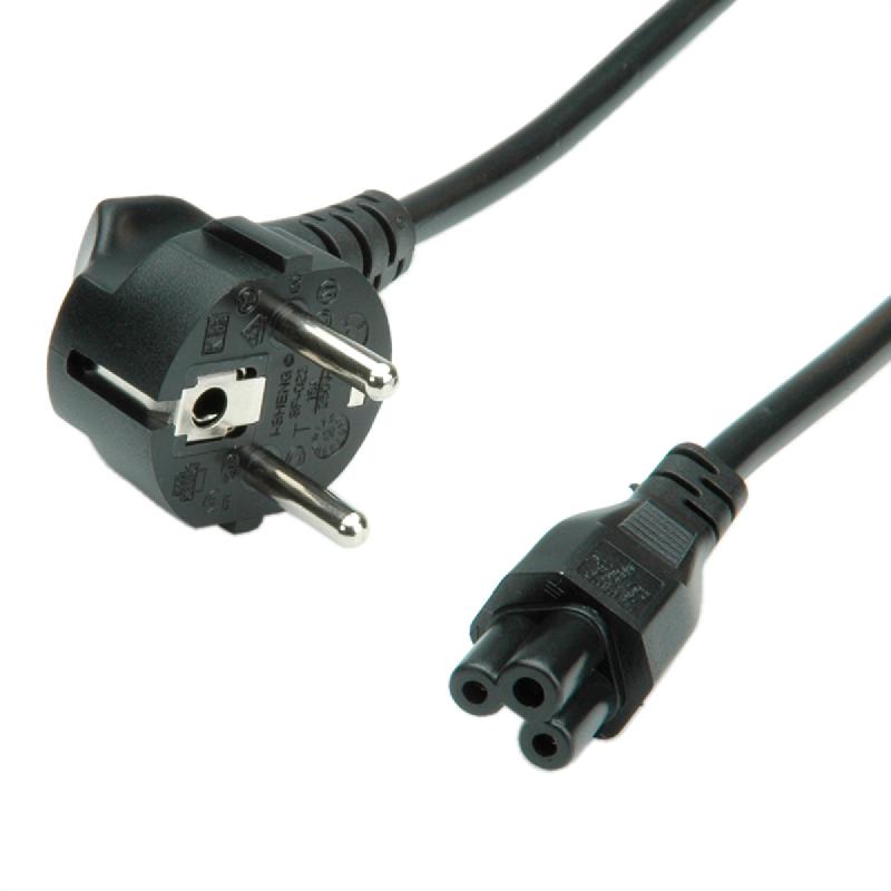 VALUE Câble d'alimentation pour notebook 3 pôles, noir, 1,8 m_0