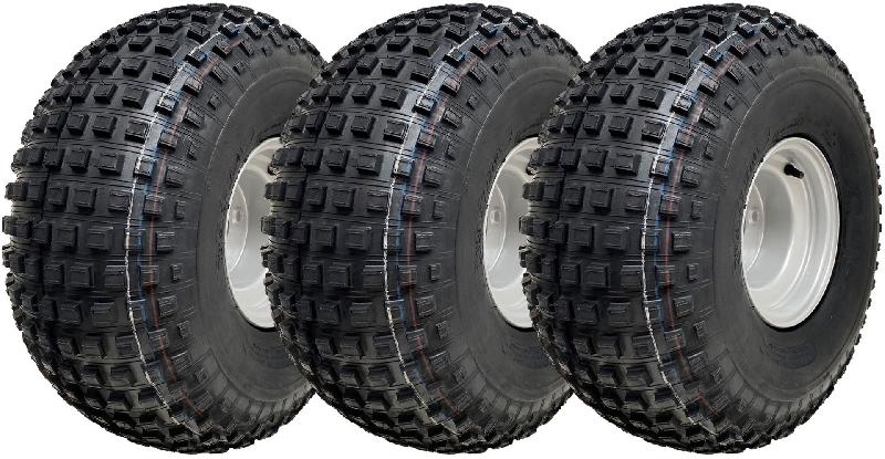 22x11.00-8 pneus de VTT knobby 4 roues de la bande de croustilles roues quadruple 4 pouces PCD (ensemble de 3)_0