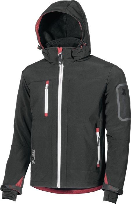 Veste en softshell Metropolis taille XXL noir/charbon 96 % PES/4 % élasthanne U.POWER_0