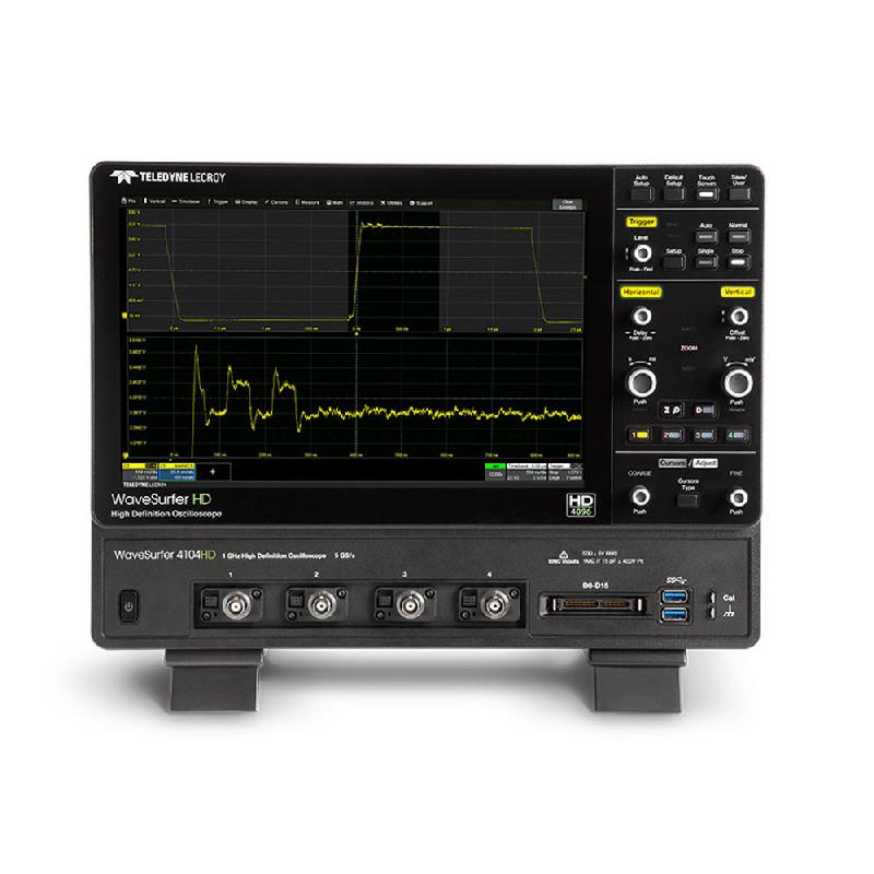 WS4104HD | Oscilloscope numérique 4 voies 1 GHz, 2.5GS/s, 12.5 Mpts/Ch 12 bits avec écran 12.1''_0