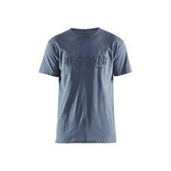 T shirt imprimé 3D HOMME BLAKLADER bleu gris T.M Blaklader - M textile 7330509769706_0