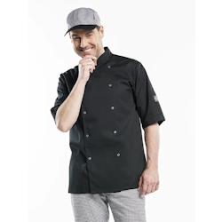 Chaud Devant 21902 Veste de Chef Hilton Poco Noir Manches Courtes | XS - XS noir 21902_0